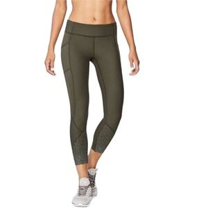Lululemon Tight Stuff Tight II *25" Leggings Dark Olive Green Size 4